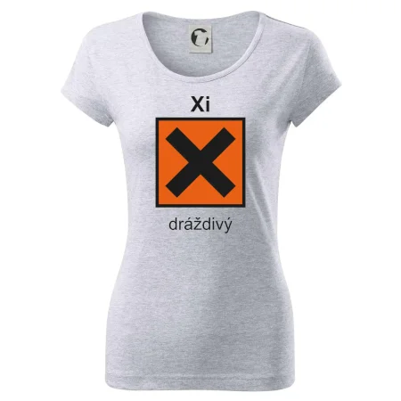 Xi Dráždivý - Výstražná tabuľka na tričku
