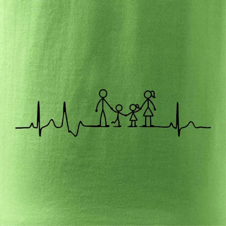 EKG rodina a dievča a chlapec