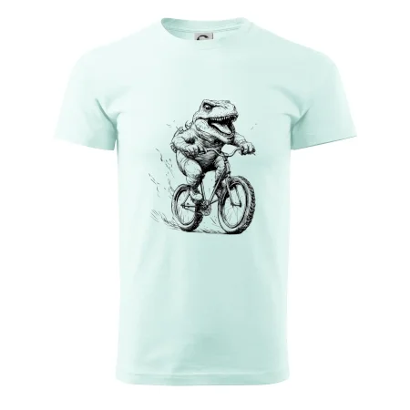 Naštvaný Dinosaurus na bicykli