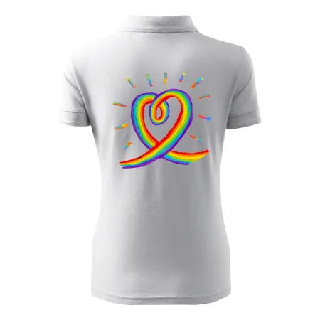 Srdce pride dúha kreslená