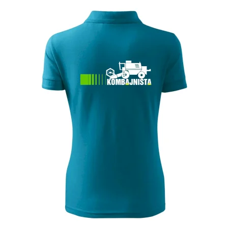 Kombajnista zelená a žltá