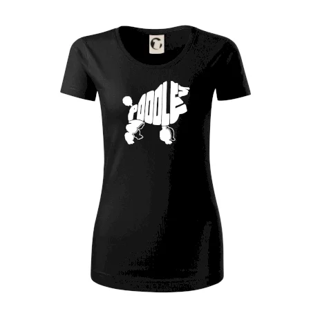 Pudel - nápis v tele