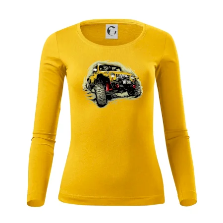 Žltý offroad s navijakom
