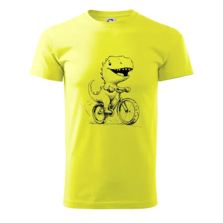 Roztomilý Dinosaurus na bicykli