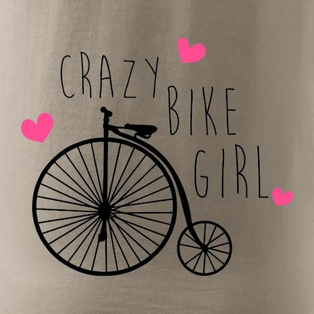 Crazy bike girl