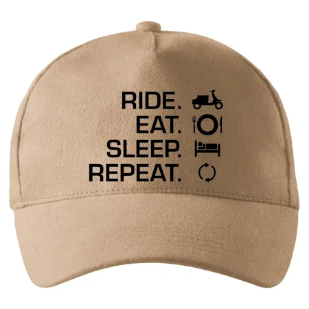 Ride Eat Sleep Repeat moto skúter