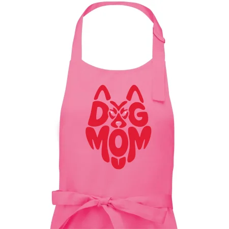 Dog mom nápis v hlavě