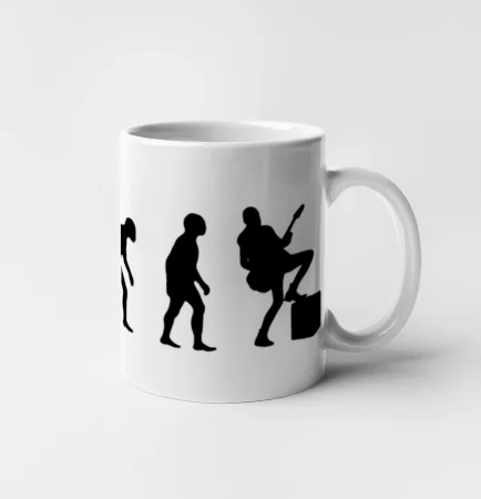 Evolúcia gitarista - noha na kombe