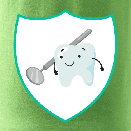 Zúbok na prsníku - zrkadlo