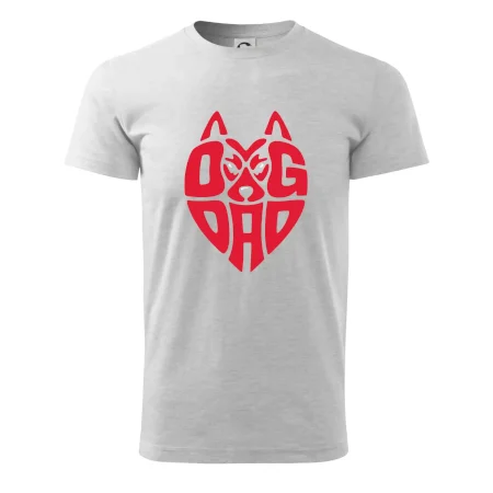 Dog dad nápis v hlavě