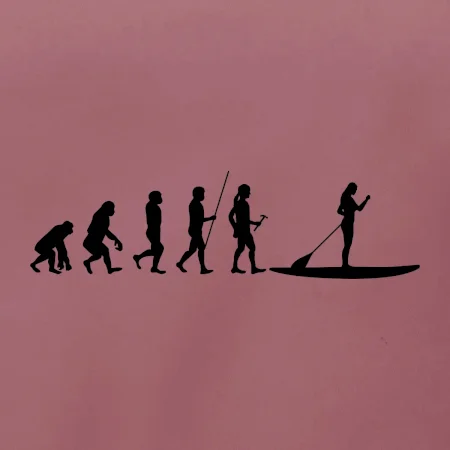 Evoluce paddleboard žena