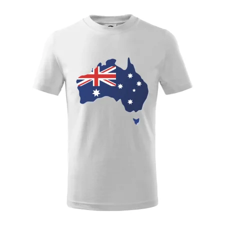 Austrália - vlajka mapa
