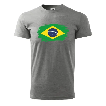 Brazília vlajka štetkou