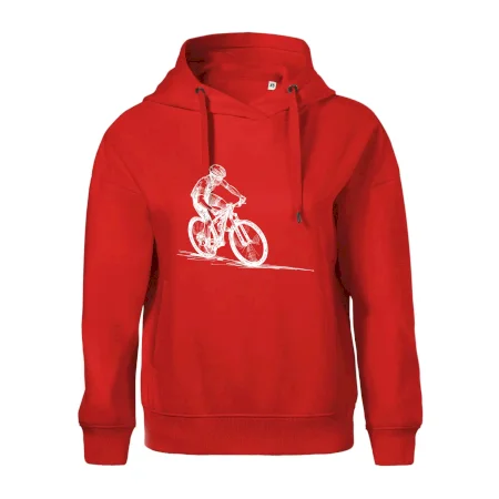 MTB kreslený cyklista