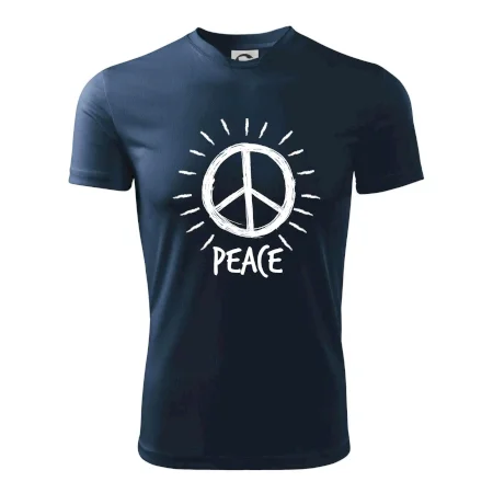 Peace symbol čiernobiely