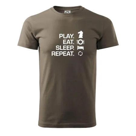 Eat sleep play - šach