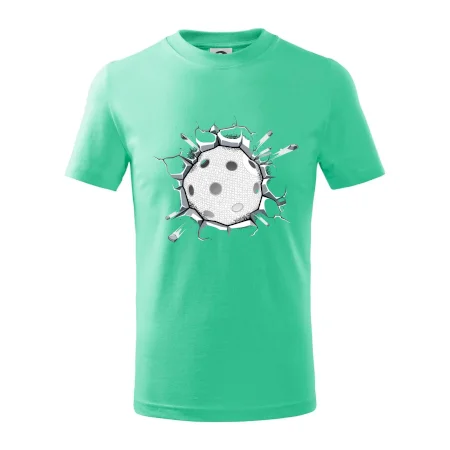 Florbal lopta v triku