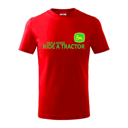 Save horse, ride tractor