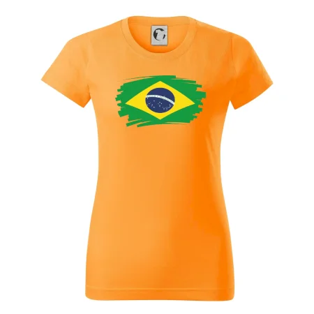 Brazília vlajka štetkou