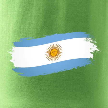 Argentína vlajka obhrýzaná