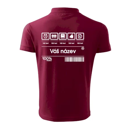 Čárový kód - Vlastní text
