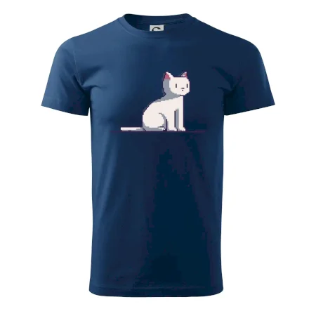 Mačka biela pixel