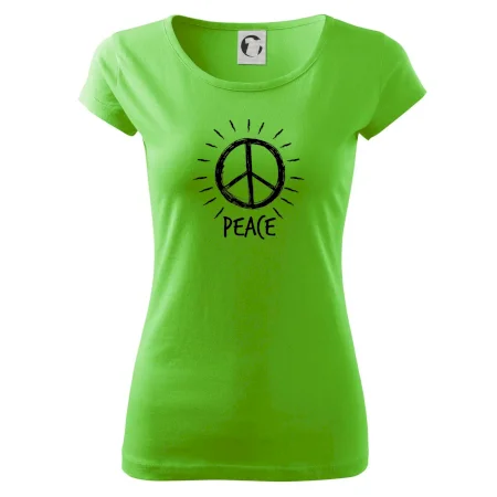 Peace symbol čiernobiely