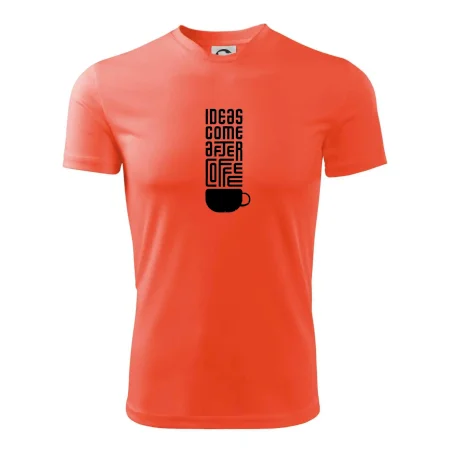 Ideas come after coffee