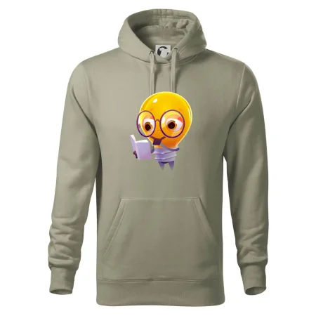 Žiarovka premýšľa nad knihou