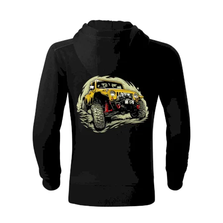 Žltý offroad s navijakom
