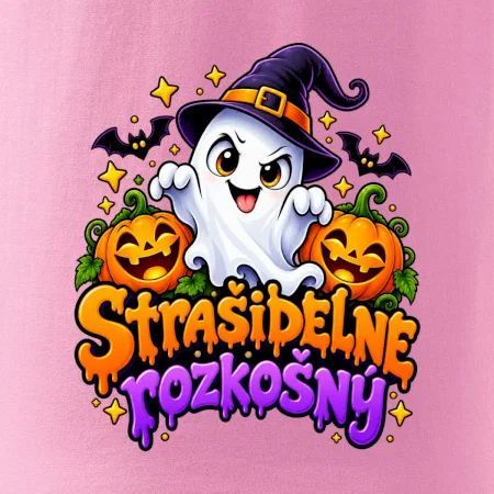 Strašidelne rozkošný duch s tekvicami
