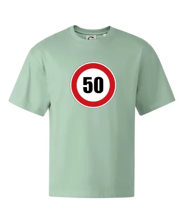 Dopravná značka - obmedzenie rýchlosti 50