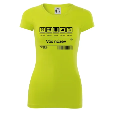 Čárový kód - Vlastní text
