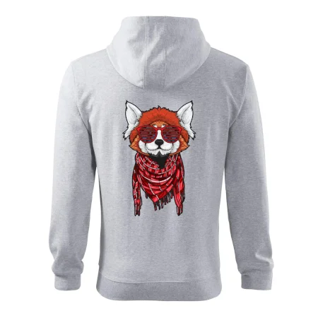 Červená panda hipster