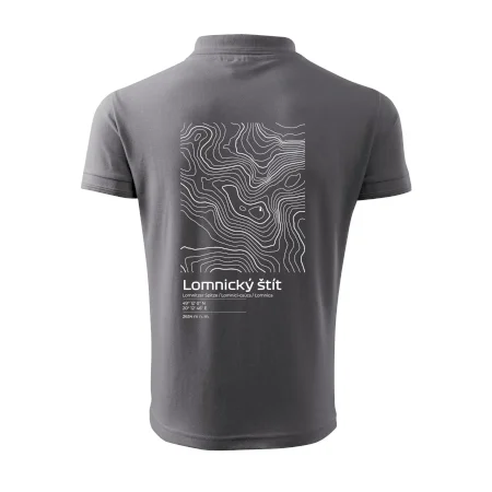 Lomnický štít - vrstevnice v obdĺžniku