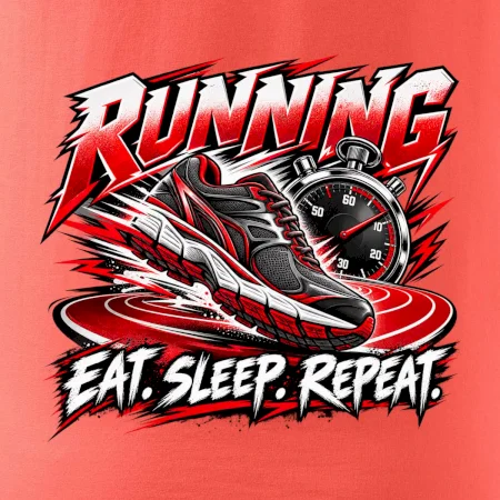 Bežecká topánka so stopkami eat sleep repeat