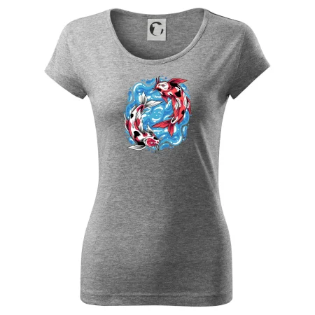 Yin & Yang Koi kapor - červený