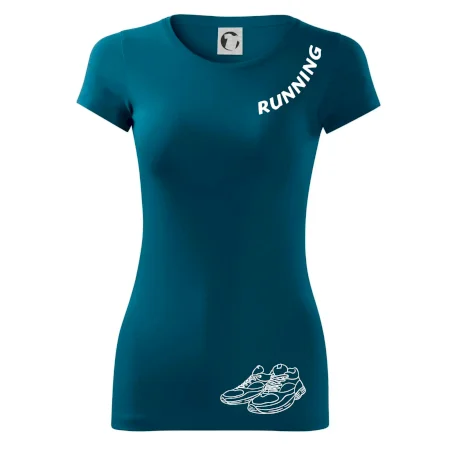 Running nápis šikmo