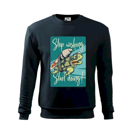 Stop wishing start doing korytnačka