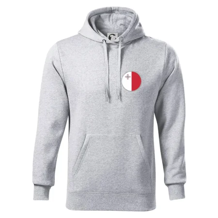 Vlajka Malta guľatá na prsník