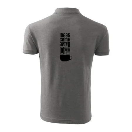 Ideas come after coffee