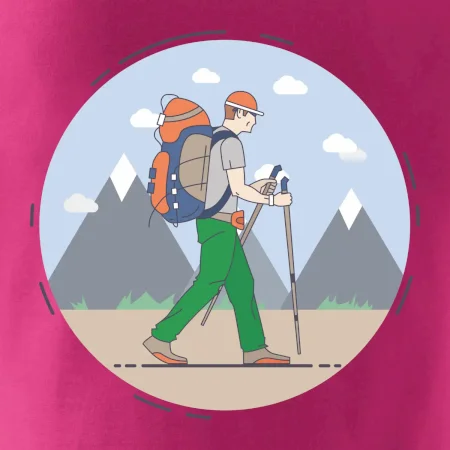 Farebný párový motív na hory