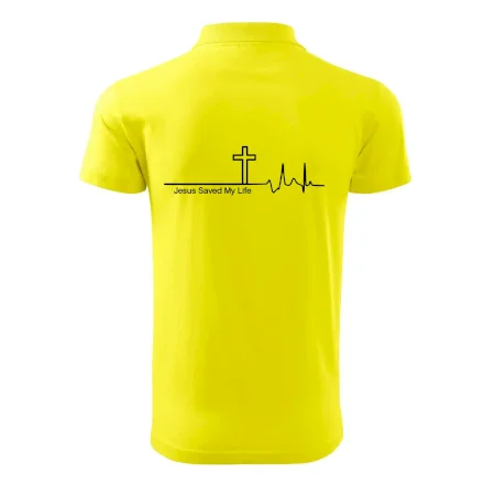 Jesus Saved My Life kríž ekg