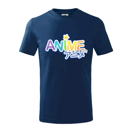 Anime nápis dúhový