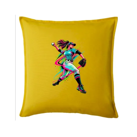 Baseballová nadhazovačka neonový pop art