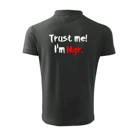 Trust me I´m  Mgr. / Ver mi som Magister.