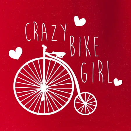 Crazy bike girl