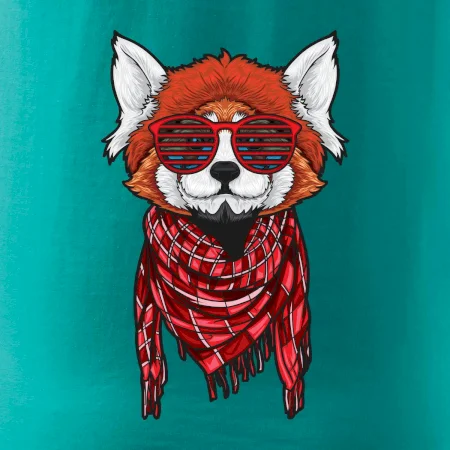 Červená panda hipster