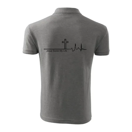 Jesus Saved My Life kríž ekg