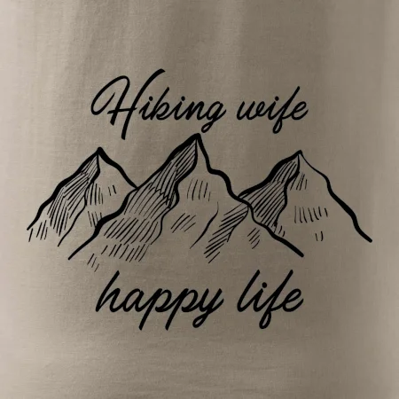 Hiking wife happy life